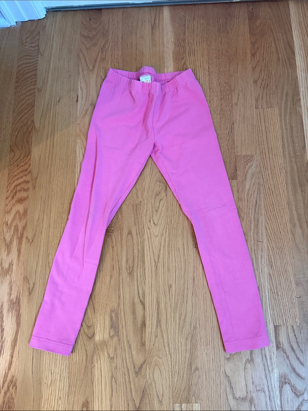 Hanna Andersson Bright Pink Girls' Stretch Leggings